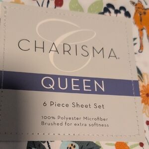 Charisma Queen 6 Piece Sheet Set - Woodland Fox